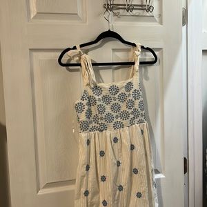 American Eagle Maxi Dress with Embroidered Design